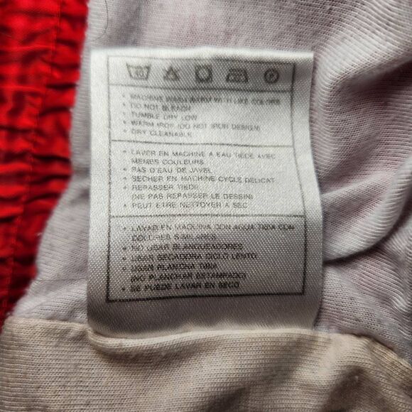 Vintage Nike Red Colorblock Satin Athletic Shorts - Picture 9 of 10